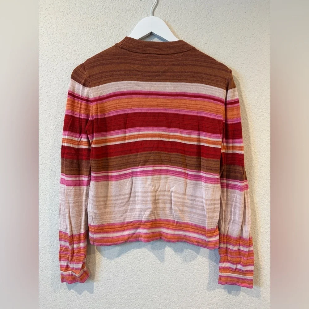 Free People Women’s Show Off Your Stripes Long Sleeve Tee - L